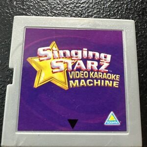 2002 Singing Starz Video Karaoke Machine Game Cartridge Toymax Y2K